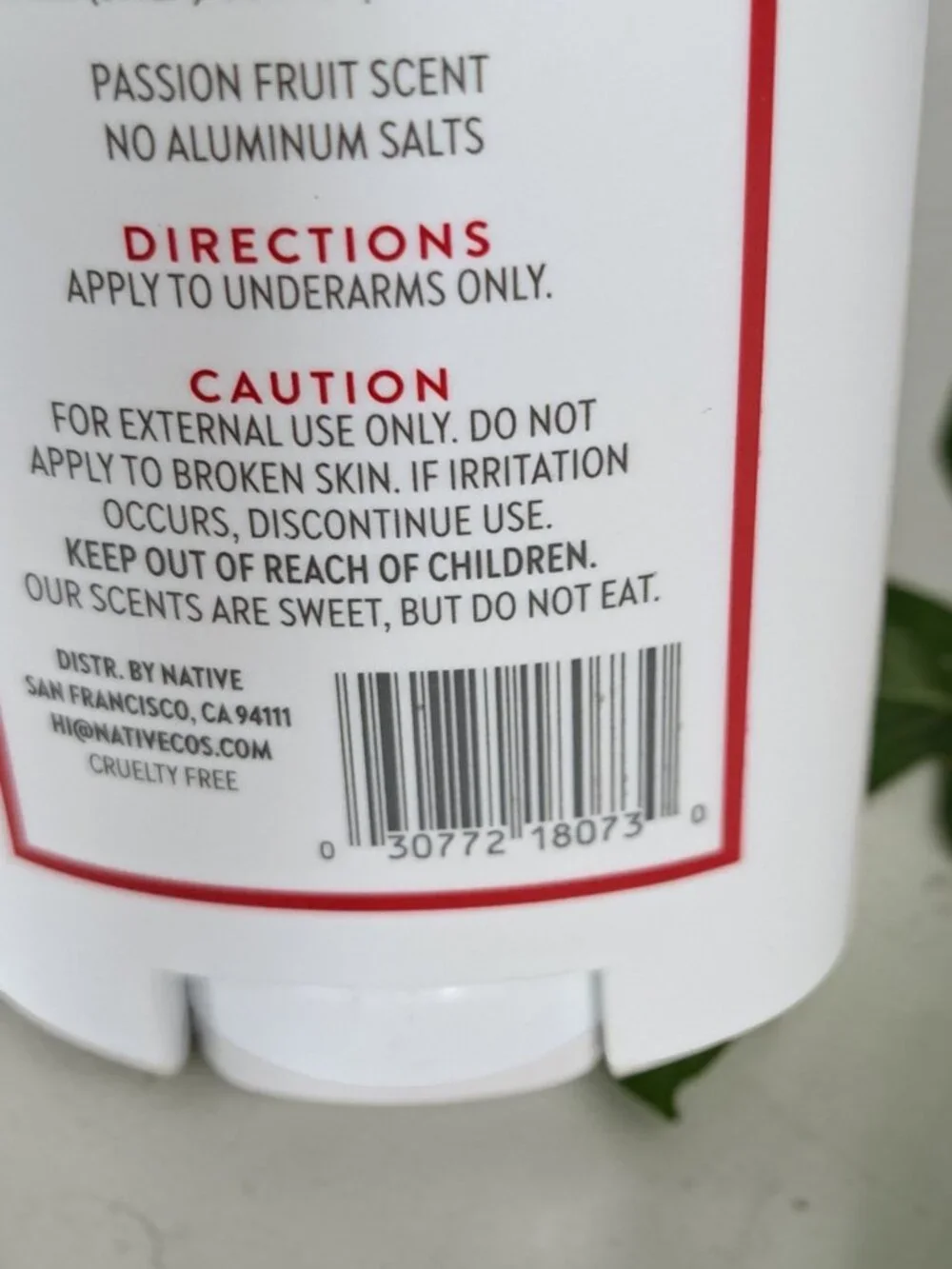 Native jarritos deodorant